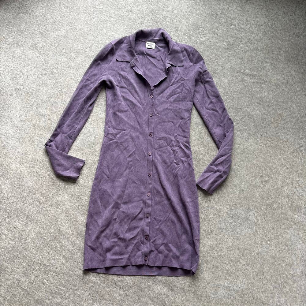Aritzia Sunday Best Purple Dress